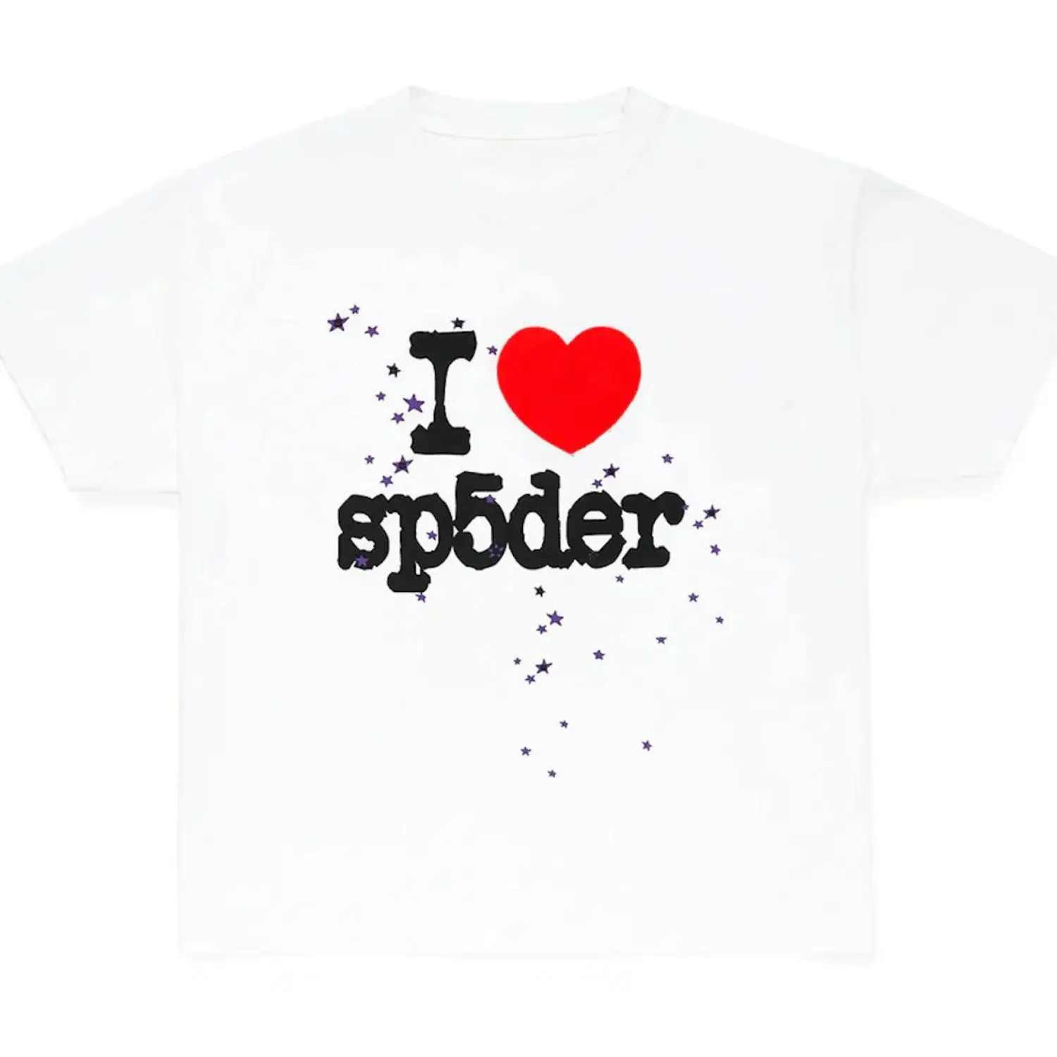 Sp5der I Heart SP5DER T-shirt White