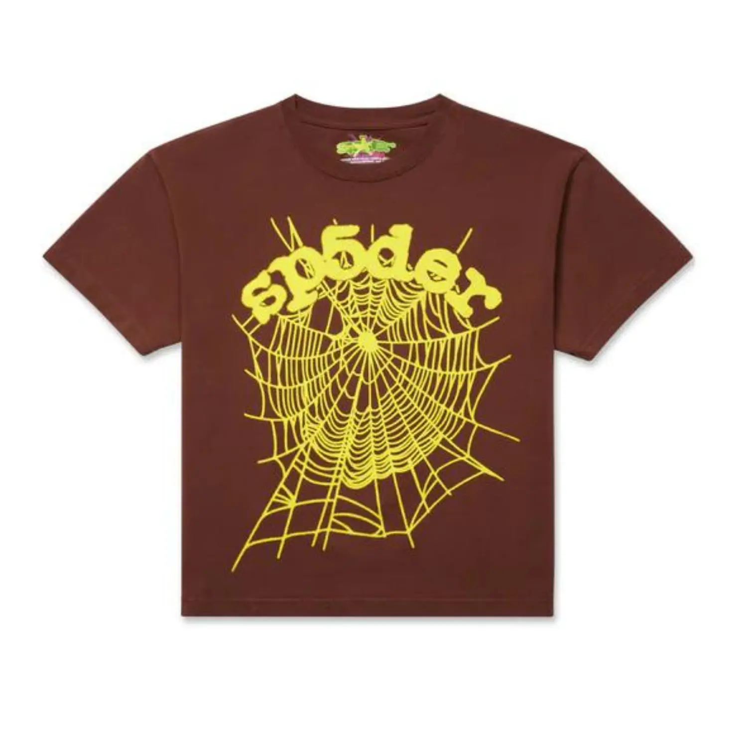 Sp5der OG Web T-shirt Brown