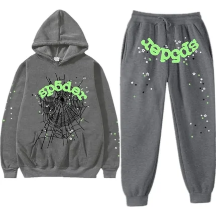 Sp5der Wait Web Tracksuits Slate Grey