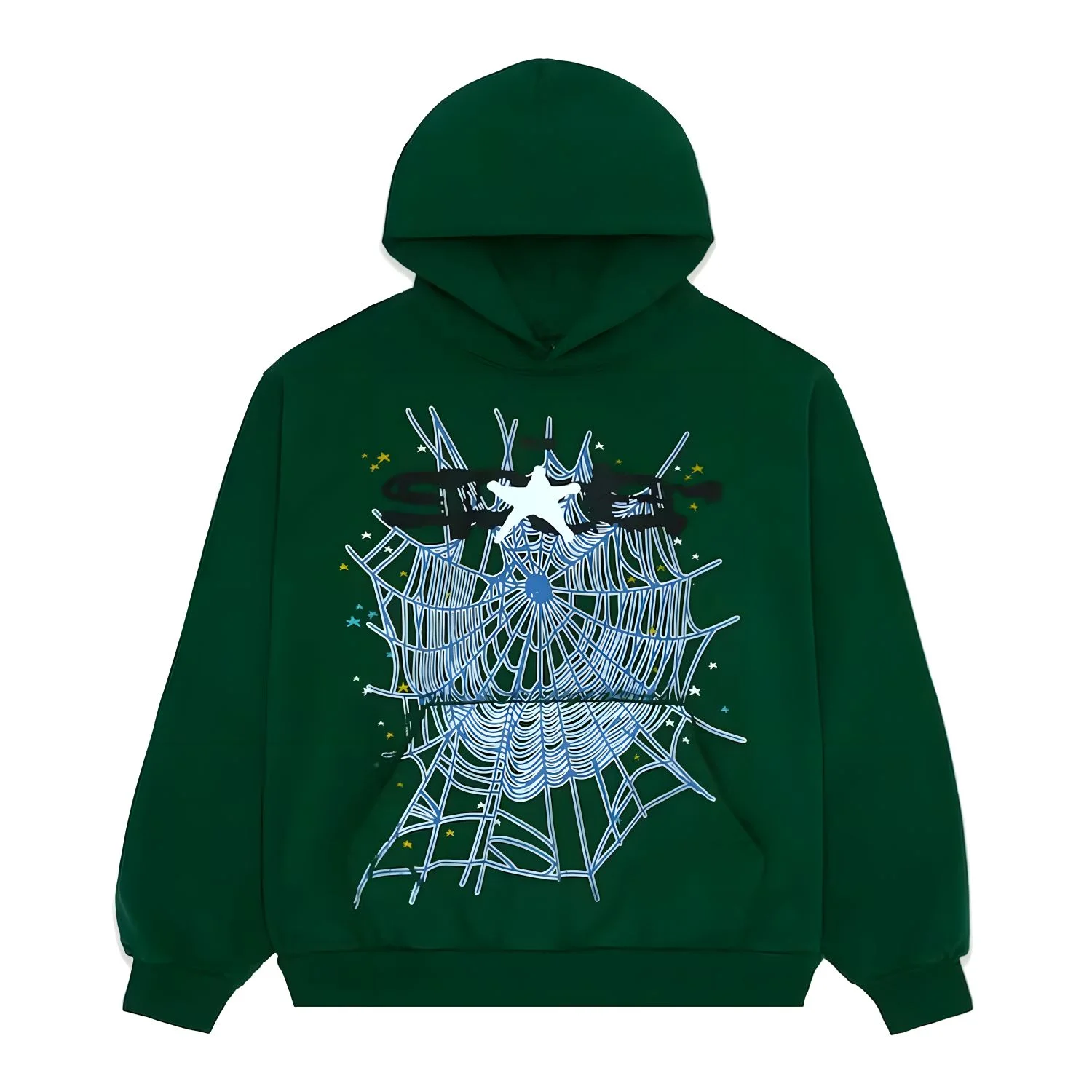 Sp5der Web Hunter Green Hoodie