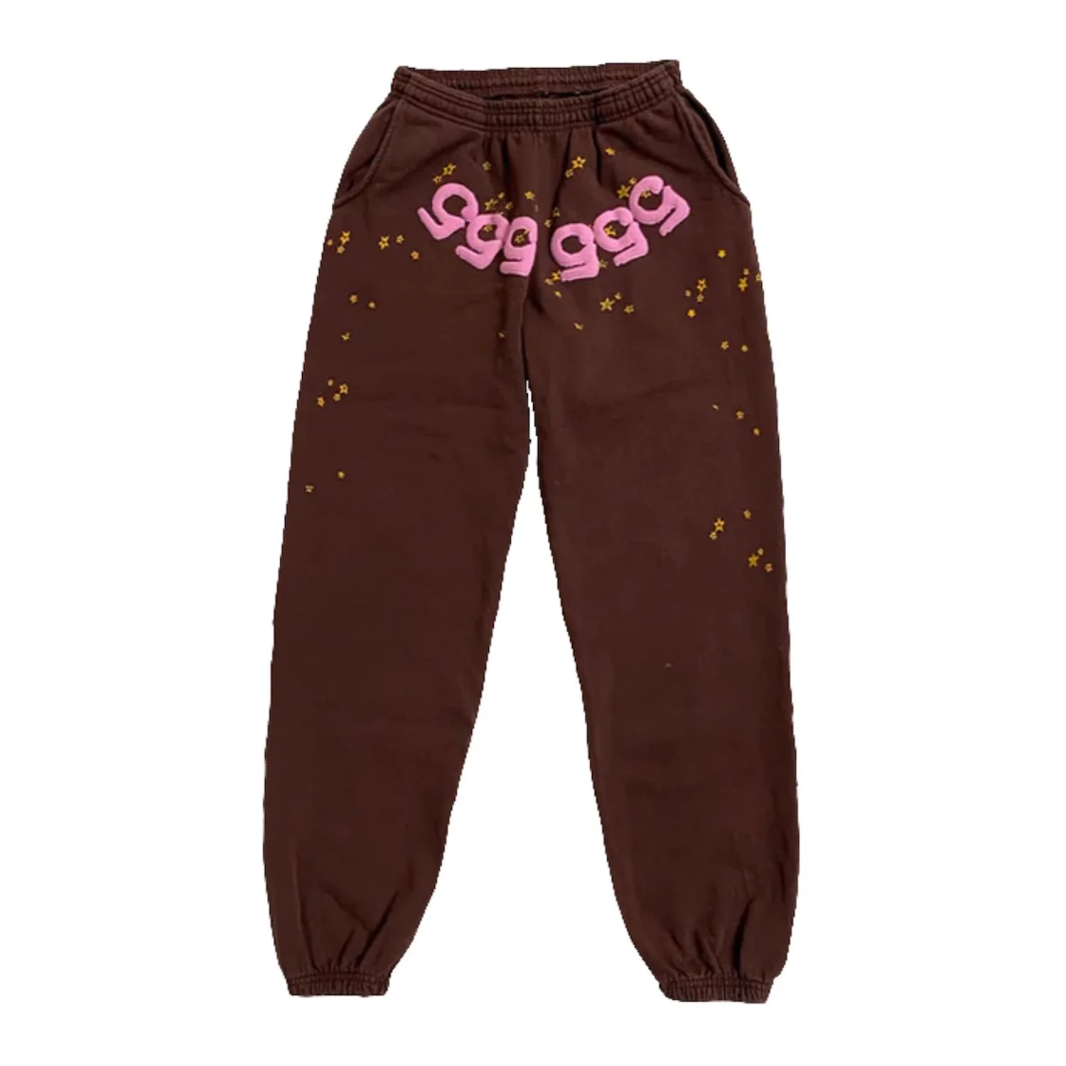 Sp5der Classic Sweatpants Brown